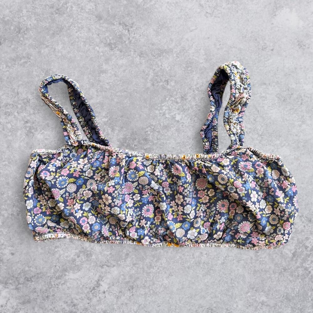 American Eagle Floral Ruffle Crop Top Bralette – Women's Size XL